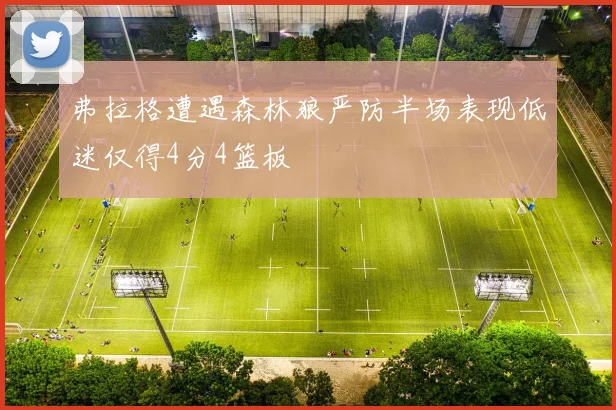 弗拉格遭遇森林狼严防半场表现低迷仅得4分4篮板